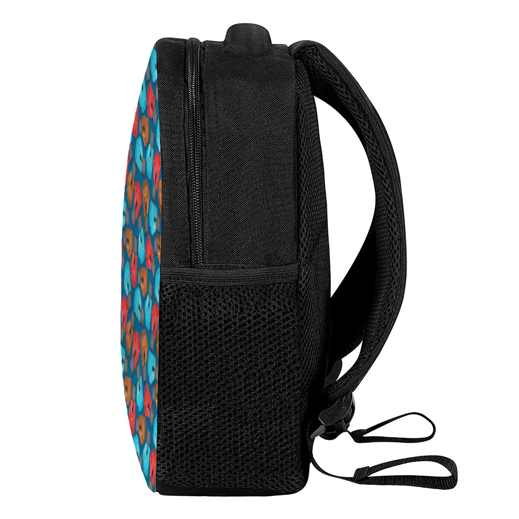 Boxing Gloves Pattern Print Casual Backpack