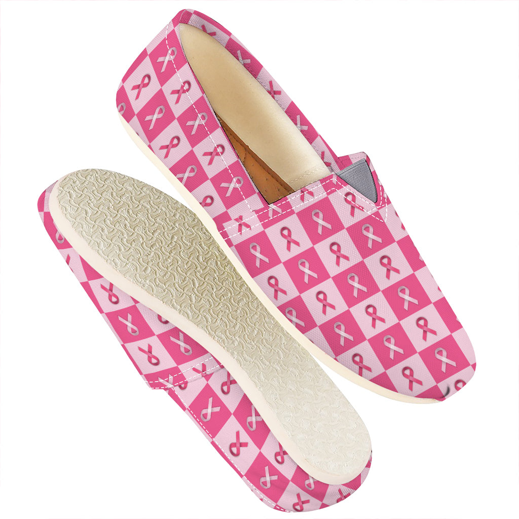 Breast Cancer Awareness Pattern Print Casual Shoes