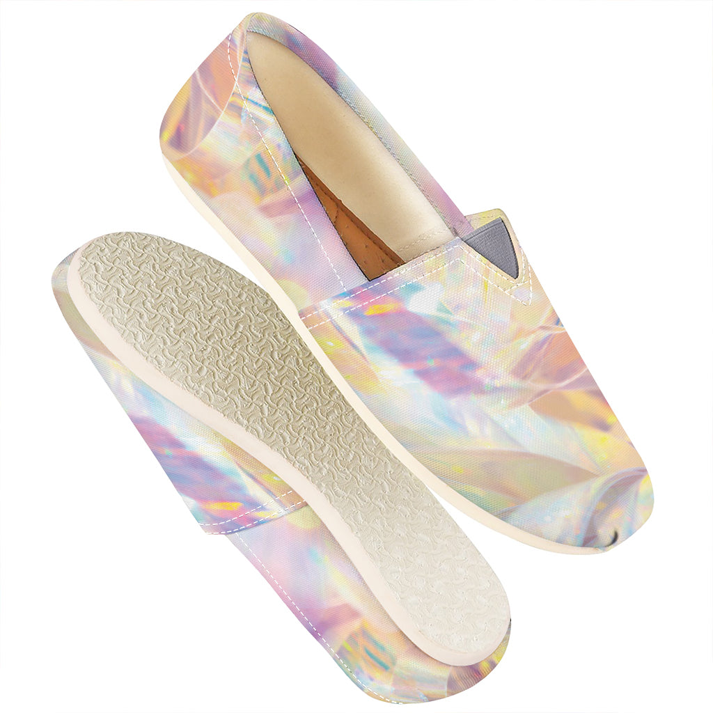 Bright Holographic Print Casual Shoes