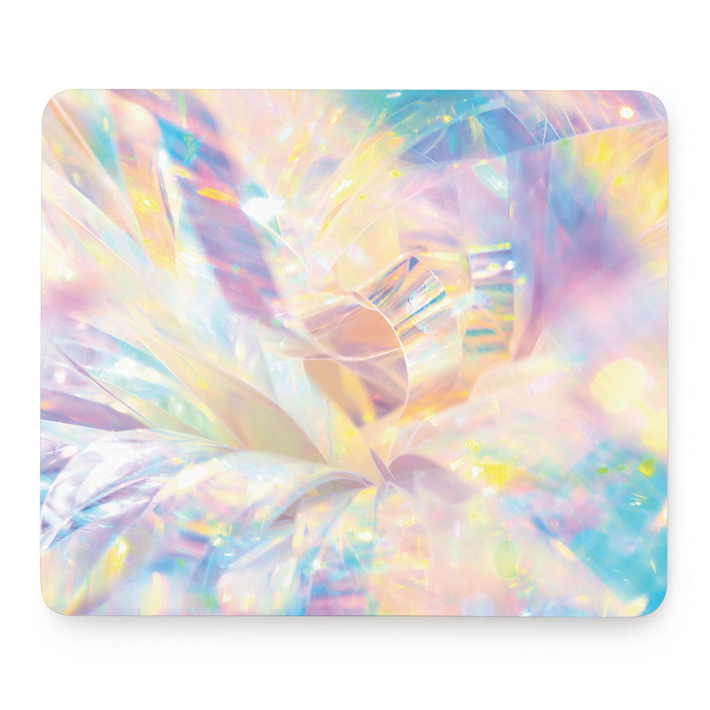 Bright Holographic Print Mouse Pad