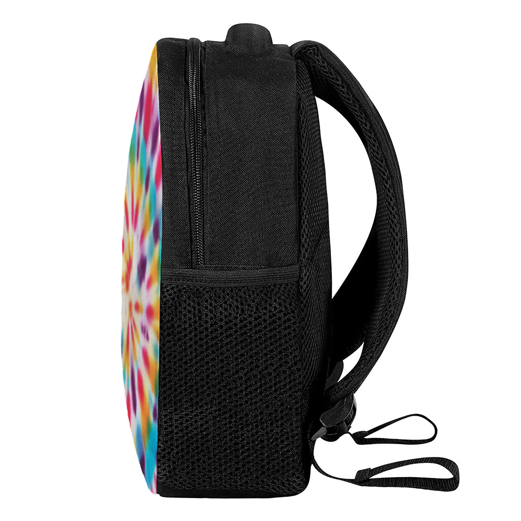 Bright Swirl Tie Dye Print Casual Backpack