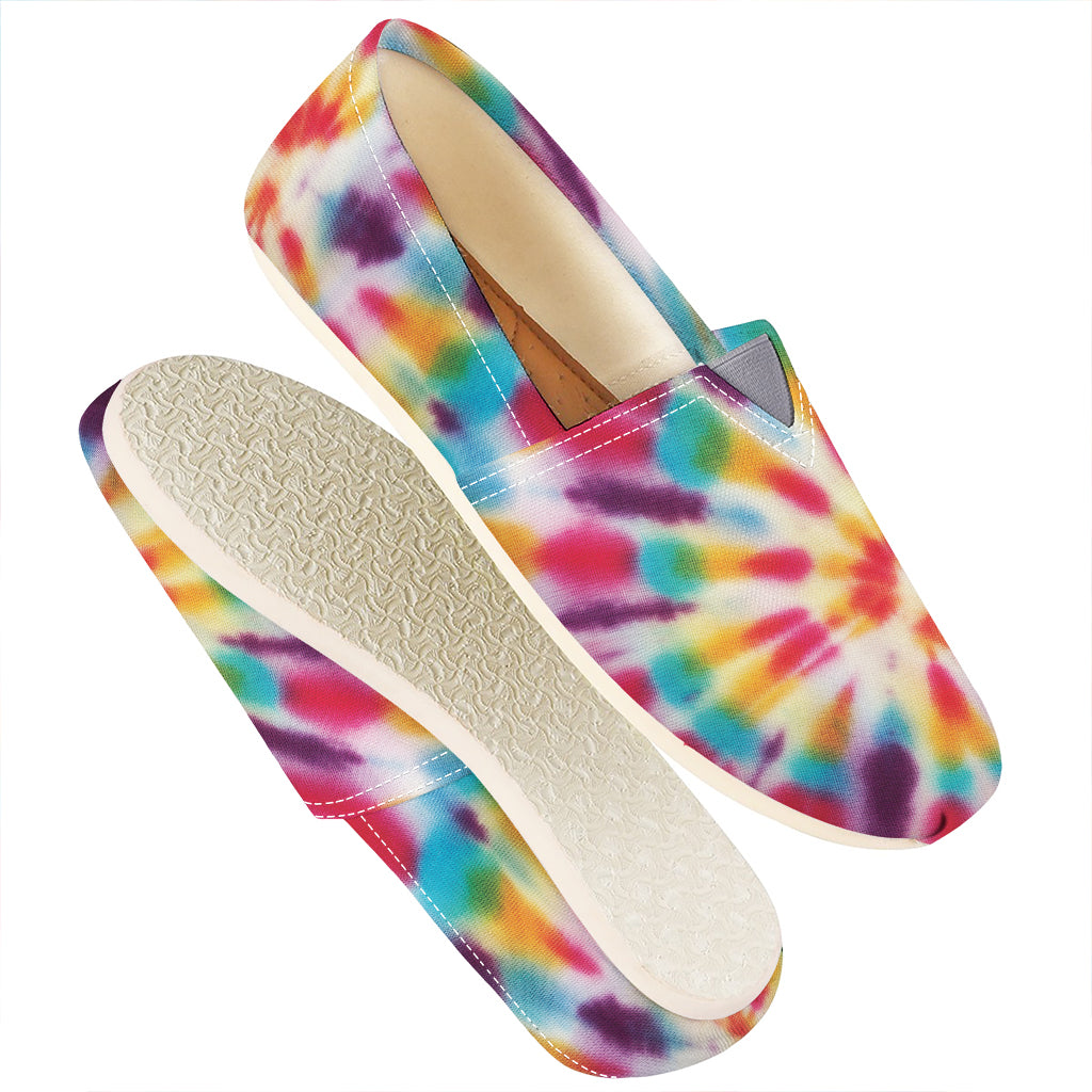 Bright Swirl Tie Dye Print Casual Shoes