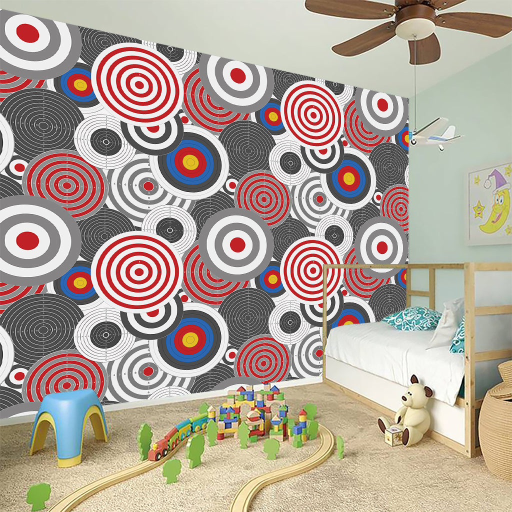 Bullseye Target Pattern Print Wall Sticker