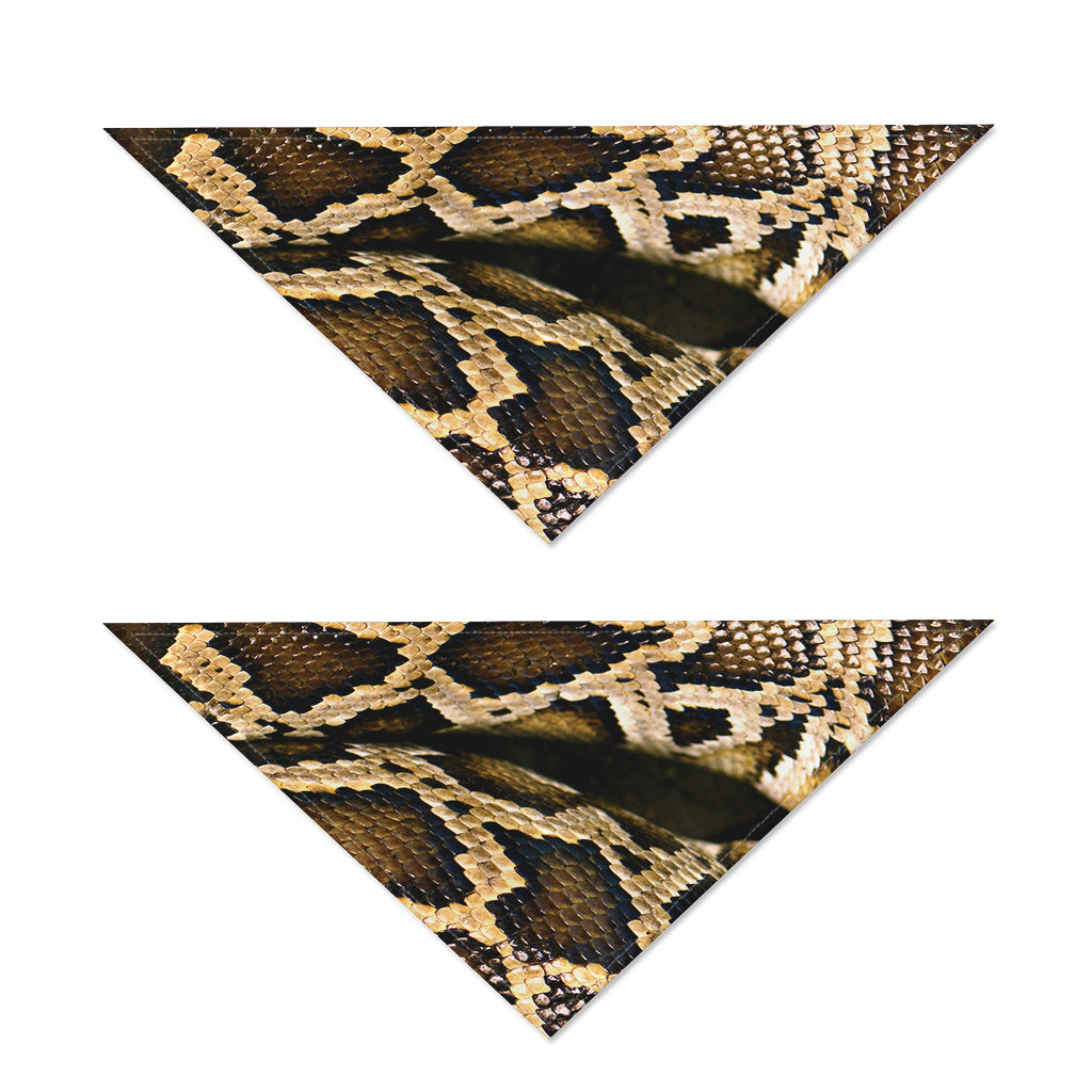 Burmese Python Snake Print Dog Bandana