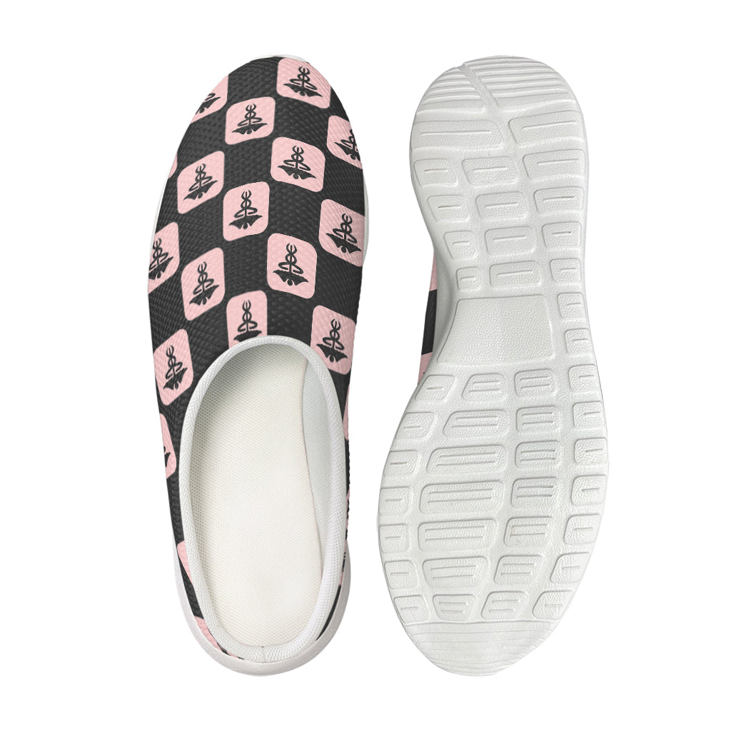 Caduceus Pattern Print Mesh Casual Shoes