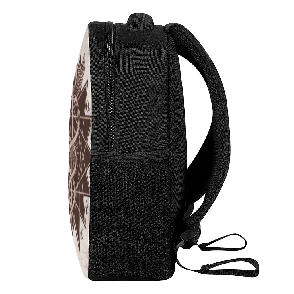Caduceus Symbol Print Casual Backpack