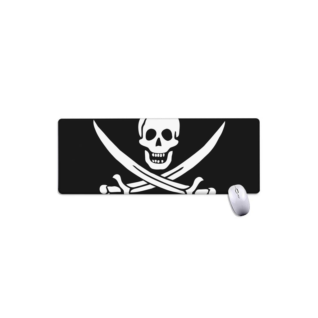 Calico Jack Pirate Flag Print Extended Mouse Pad
