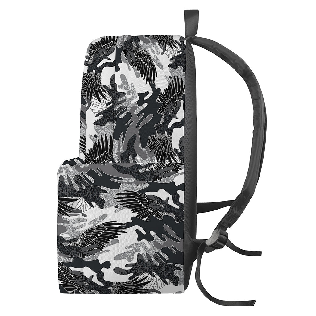 Camouflage Dazzle Wings Pattern Print Backpack