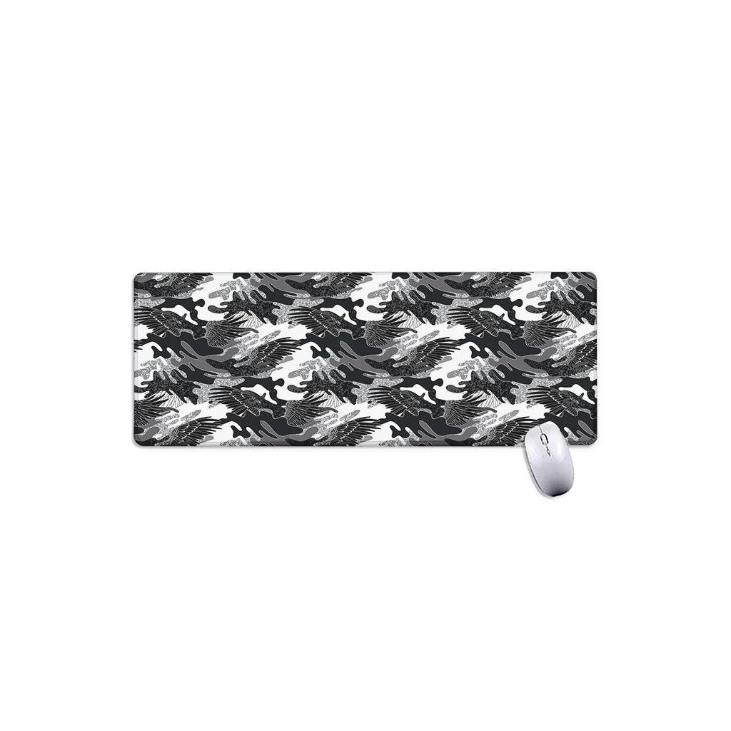 Camouflage Dazzle Wings Pattern Print Extended Mouse Pad
