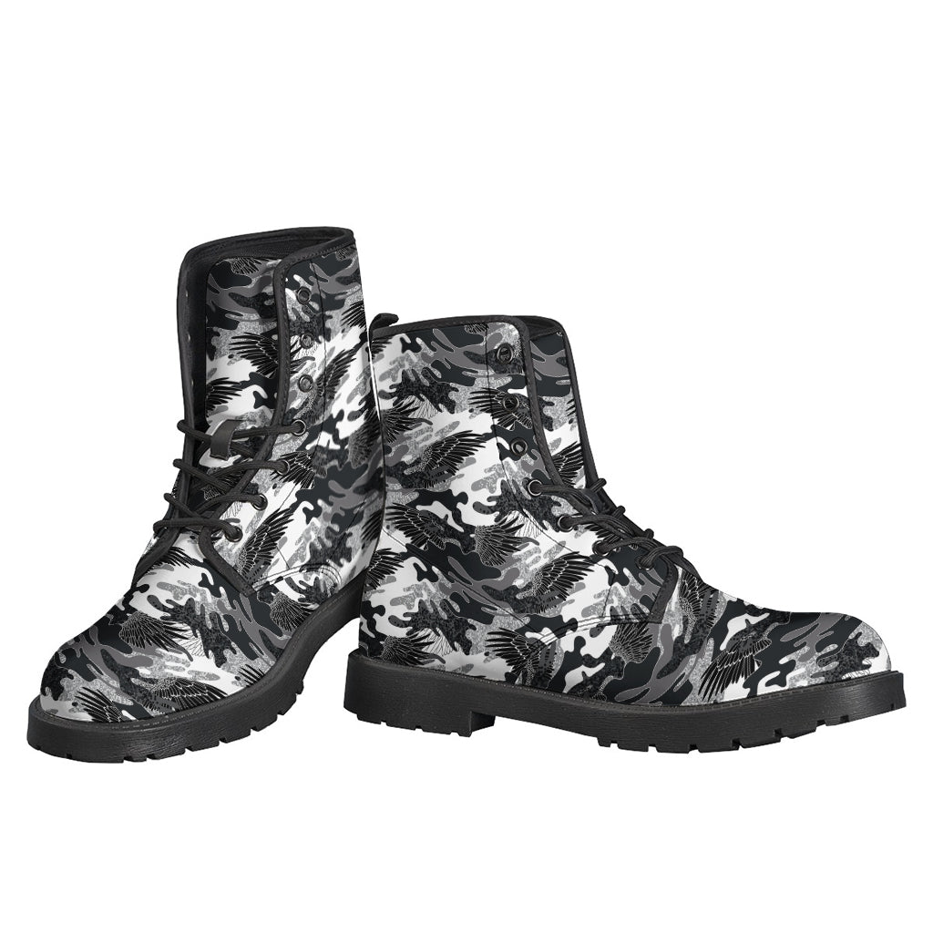 Camouflage Dazzle Wings Pattern Print Backpack