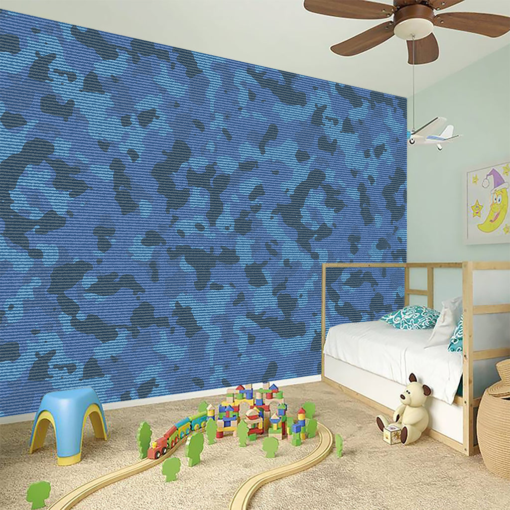 Camouflage Denim Jeans Pattern Print Wall Sticker