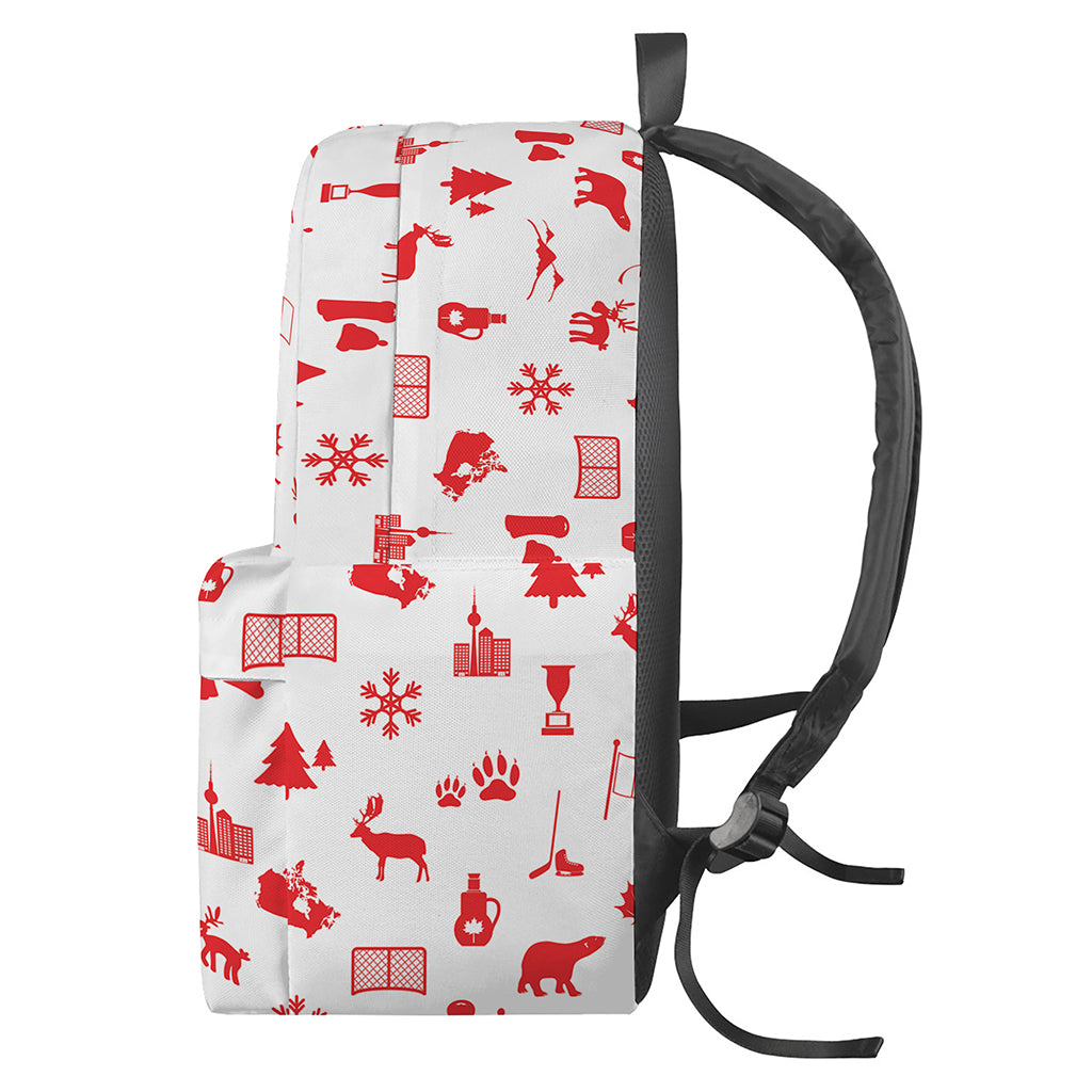 Canada Country Pattern Print Backpack
