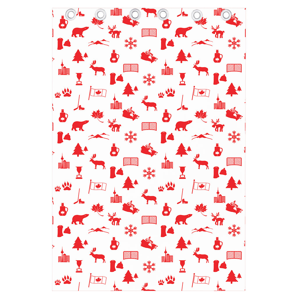 Canada Country Pattern Print Curtain