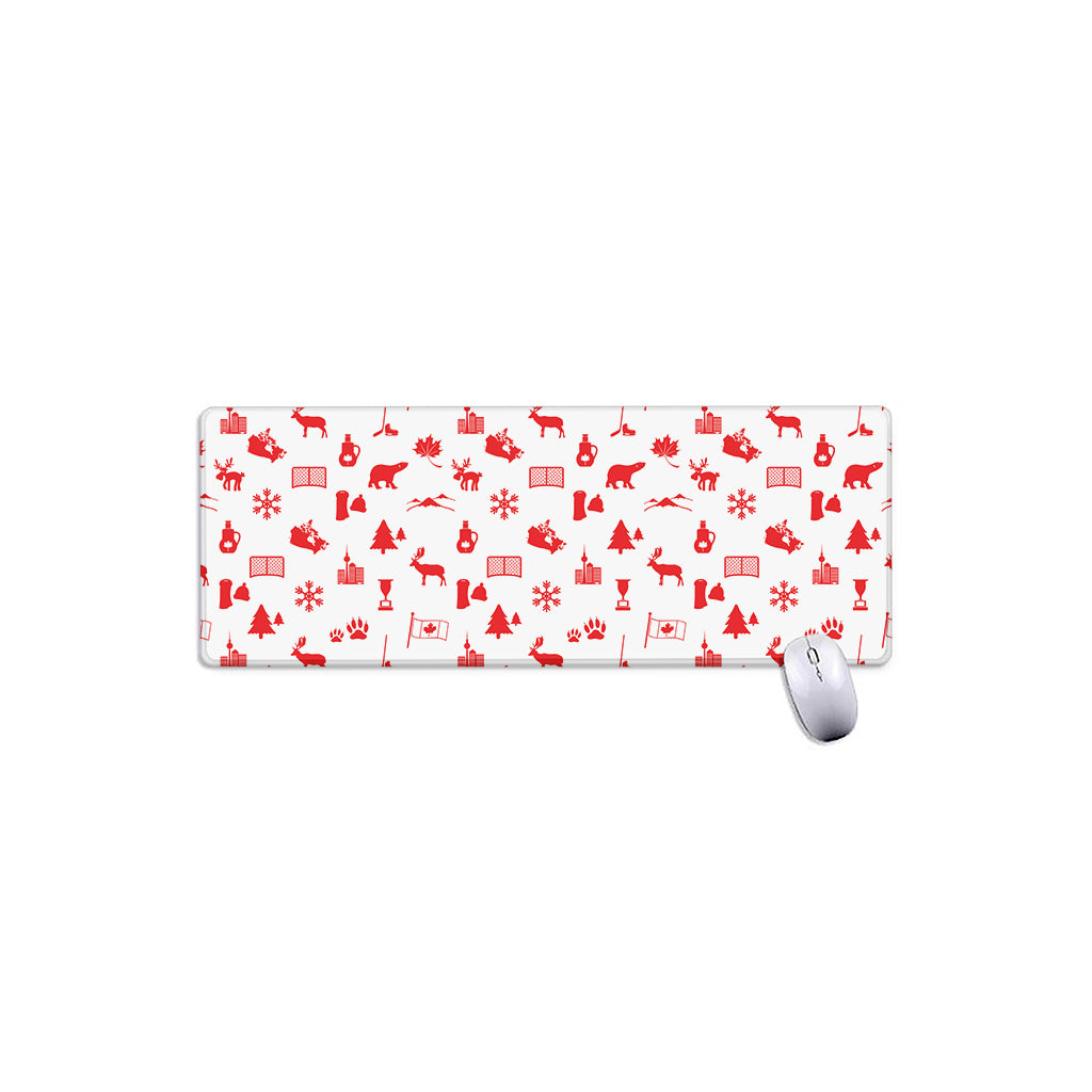 Canada Country Pattern Print Extended Mouse Pad