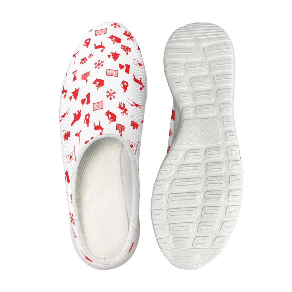 Canada Country Pattern Print Mesh Casual Shoes