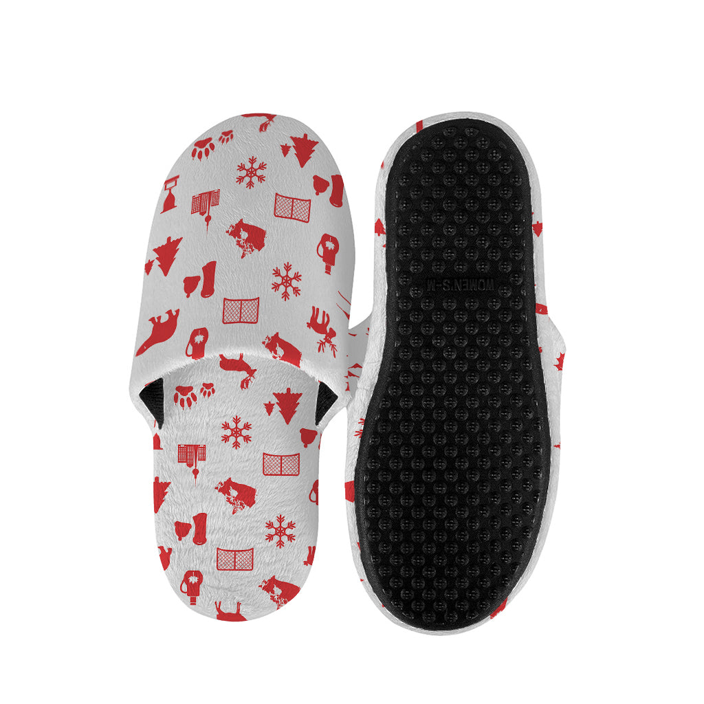 Canada Country Pattern Print Slippers