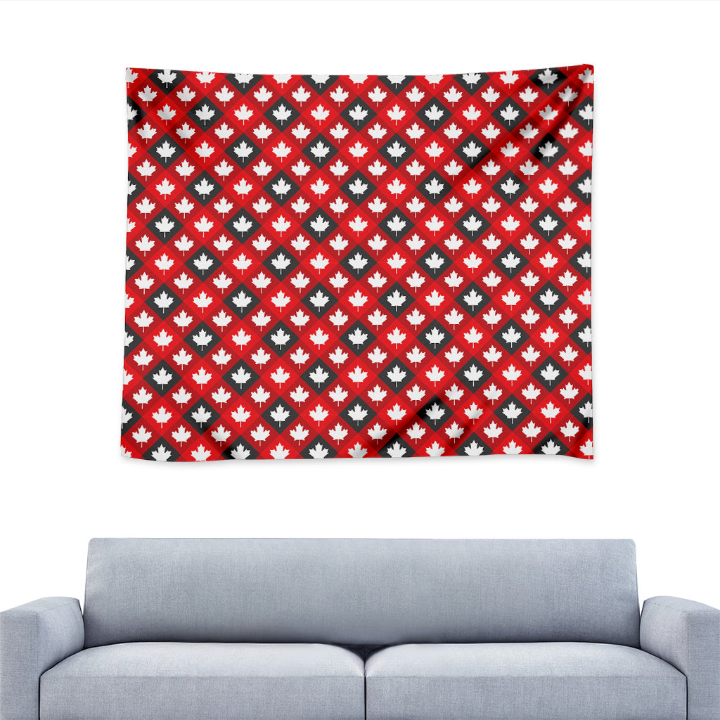 Canada Maple Leaf Pattern Print Tapestry