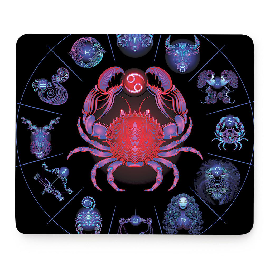 Cancer And Astrological Signs Print Mouse Pad
