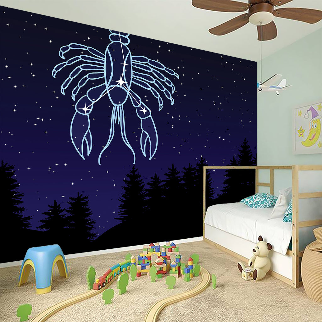 Cancer Constellation Print Wall Sticker