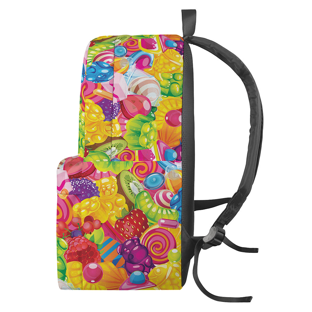 Candy And Jelly Pattern Print Backpack