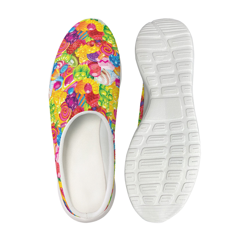 Candy And Jelly Pattern Print Mesh Casual Shoes