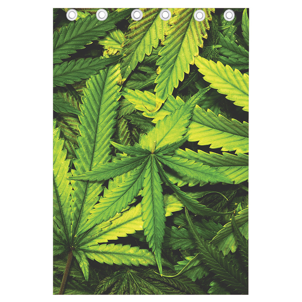 Cannabis Print Curtain