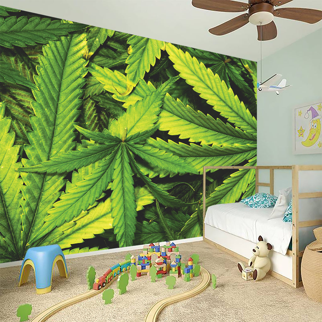 Cannabis Print Wall Sticker