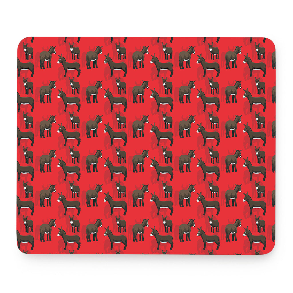 Cartoon Balearic Donkey Pattern Print Mouse Pad