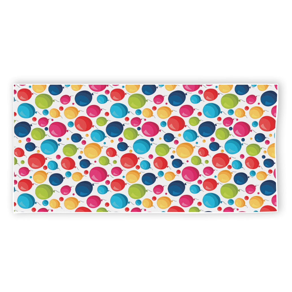 Cartoon Balloon Pattern Print Beach Towel