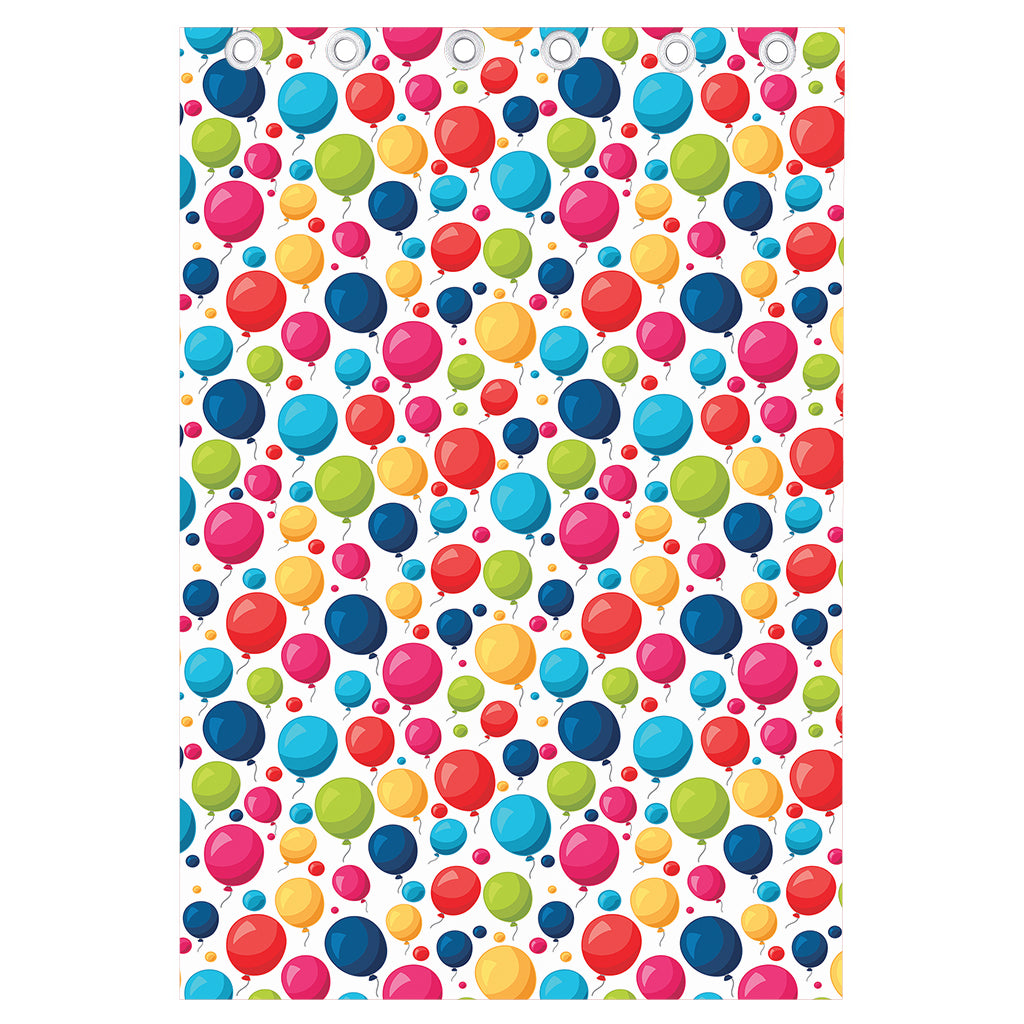 Cartoon Balloon Pattern Print Curtain