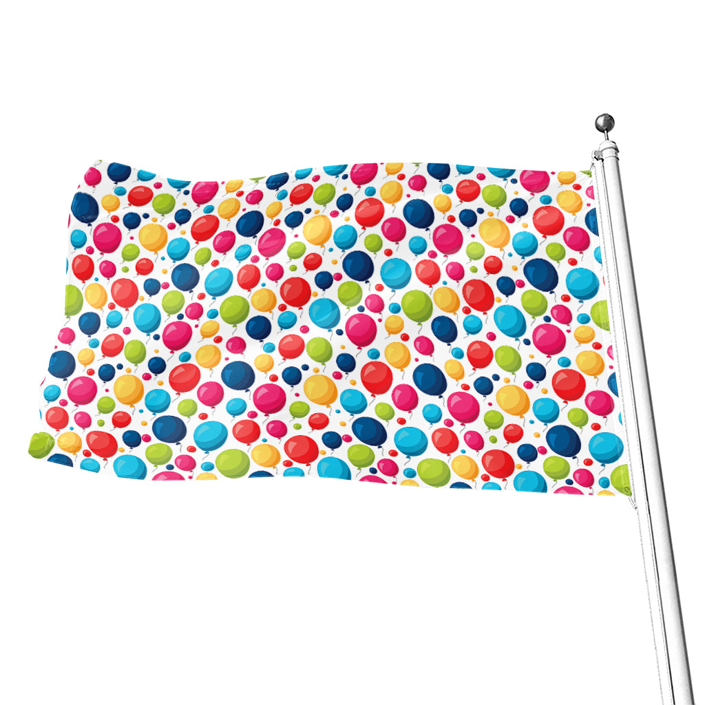 Cartoon Balloon Pattern Print Flag