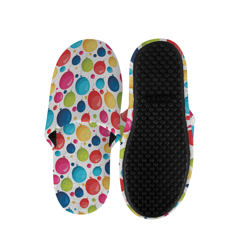 Cartoon Balloon Pattern Print Slippers