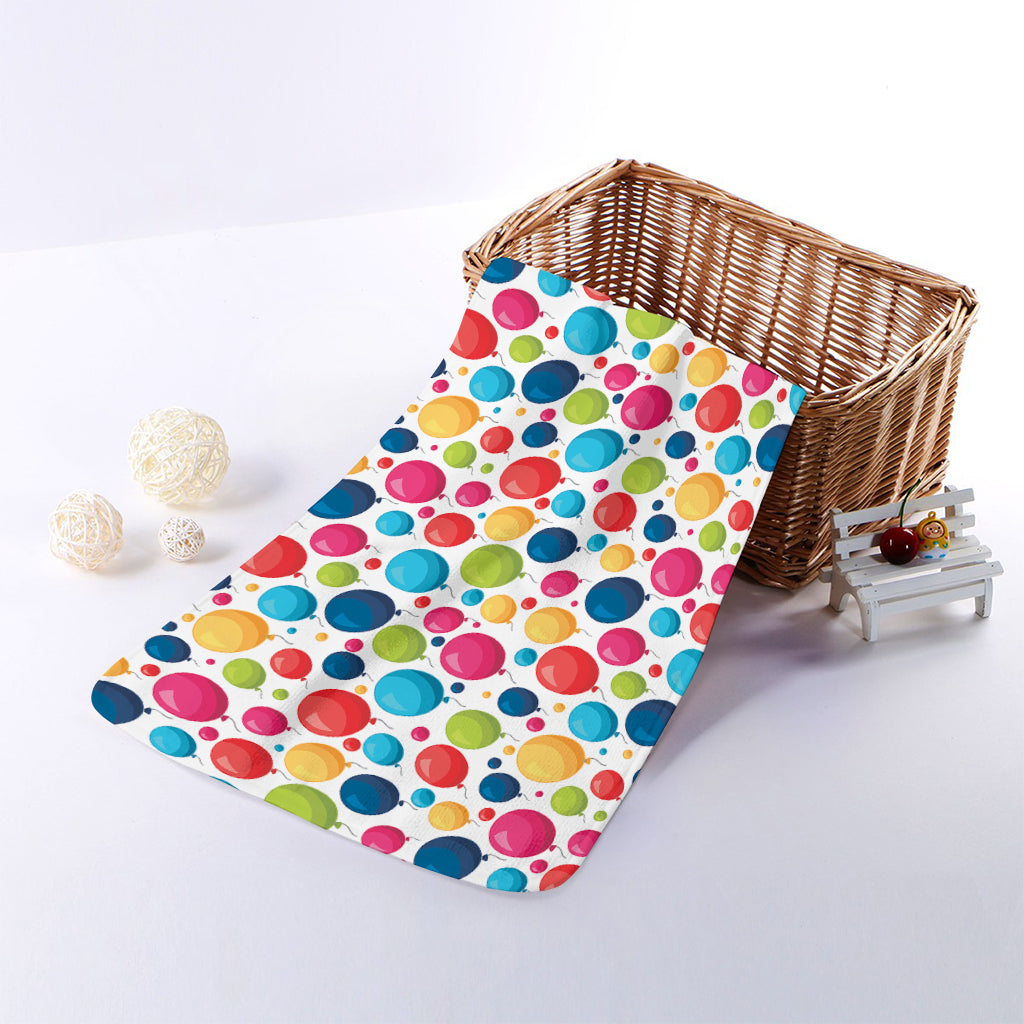 Cartoon Balloon Pattern Print Towel