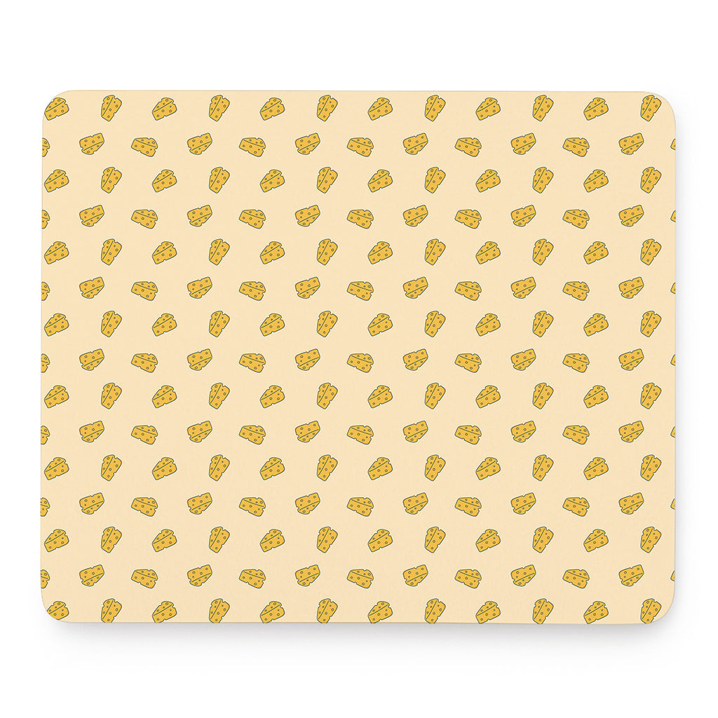 Cartoon Cheese Pattern Print Mouse Pad