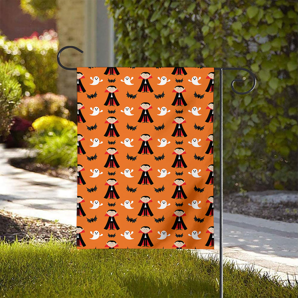 Cartoon Dracula Pattern Print House Flag