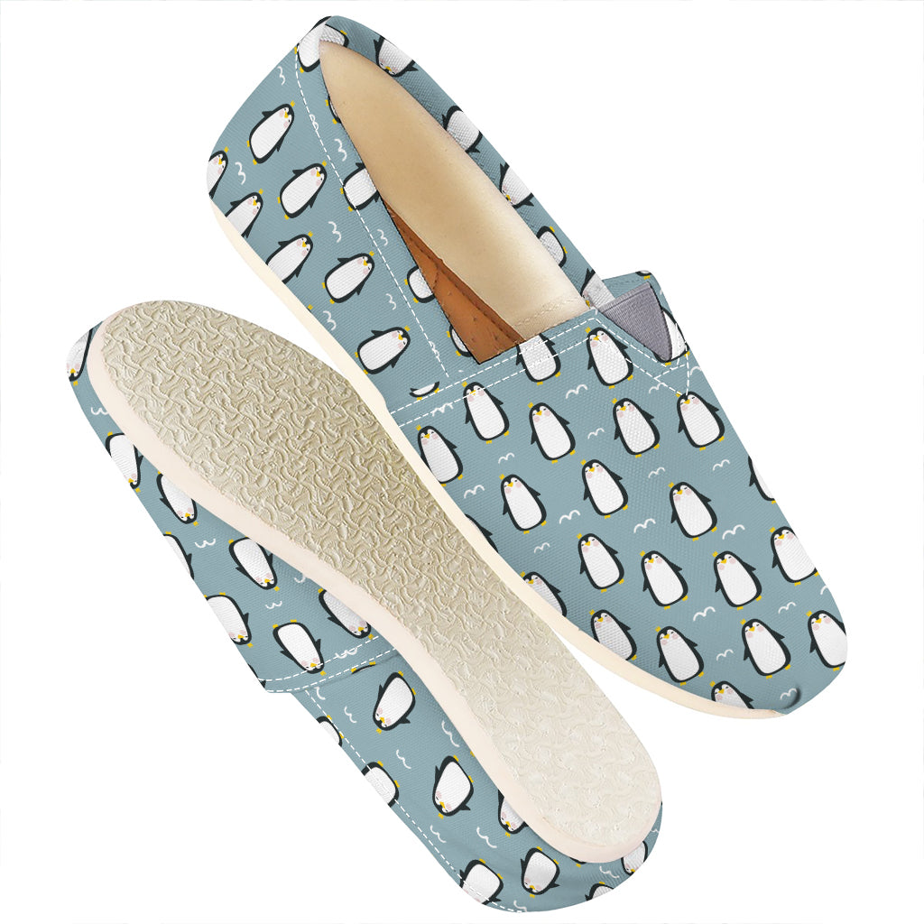 Cartoon Emperor Penguin Pattern Print Casual Shoes