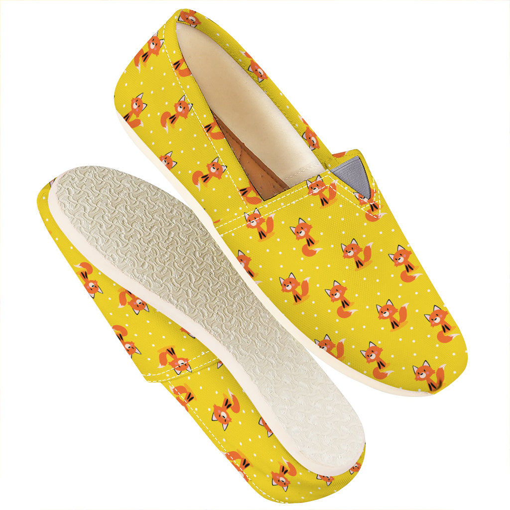Cartoon Fox Pattern Print Casual Shoes