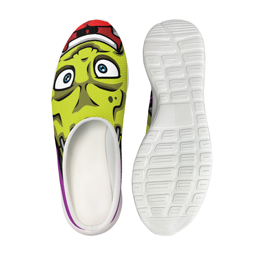 Cartoon Frankenstein Print Mesh Casual Shoes