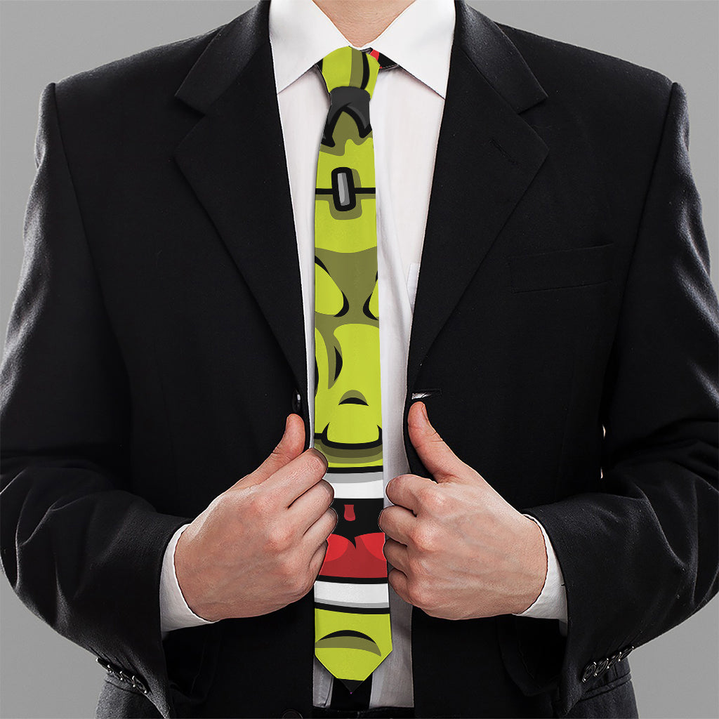 Cartoon Frankenstein Print Necktie