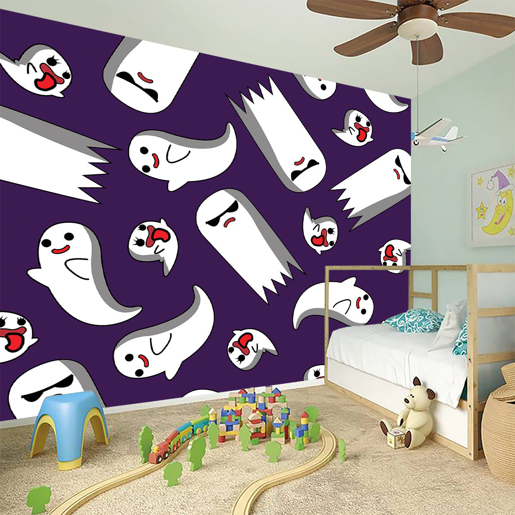Cartoon Ghost Pattern Print Wall Sticker