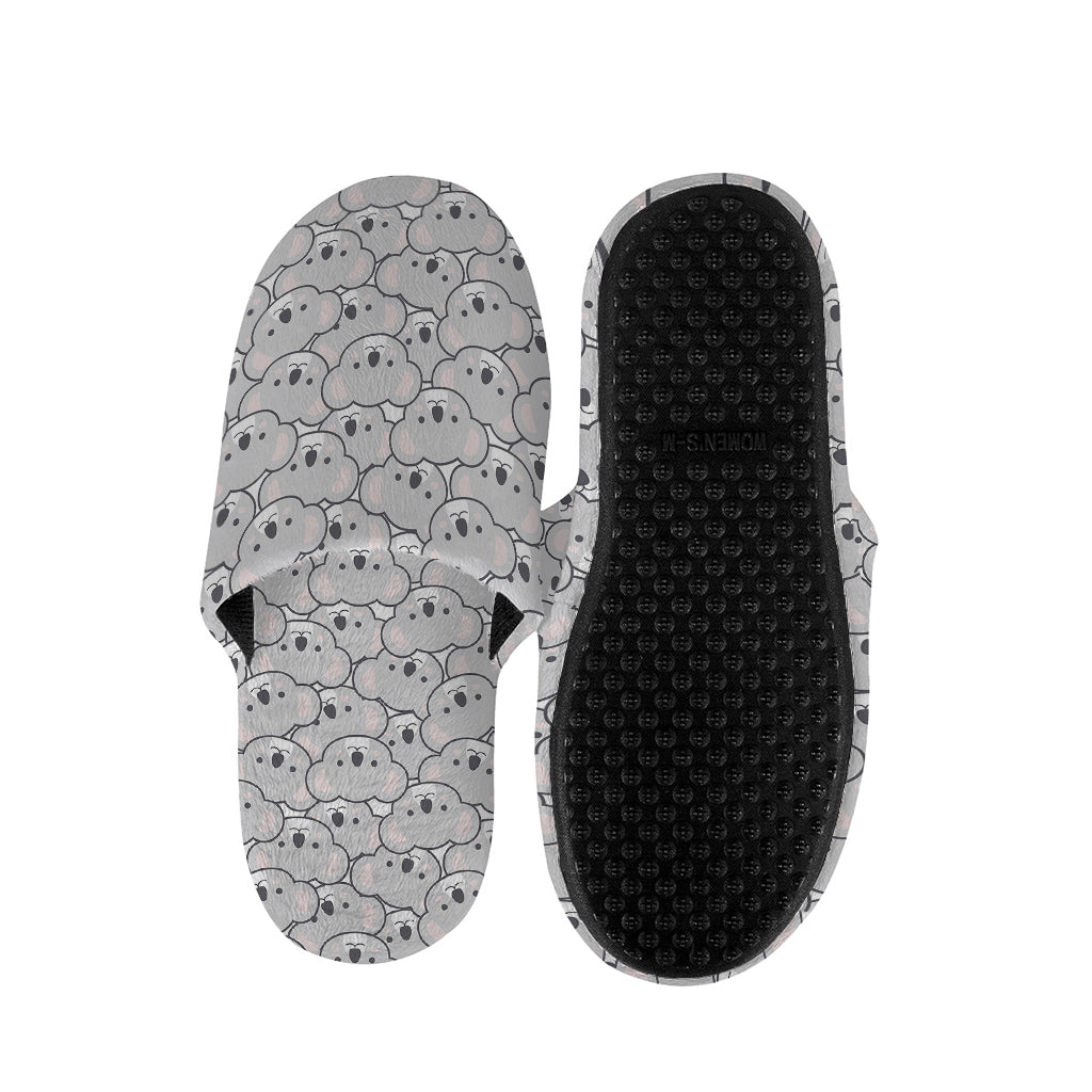 Cartoon Koala Pattern Print Slippers