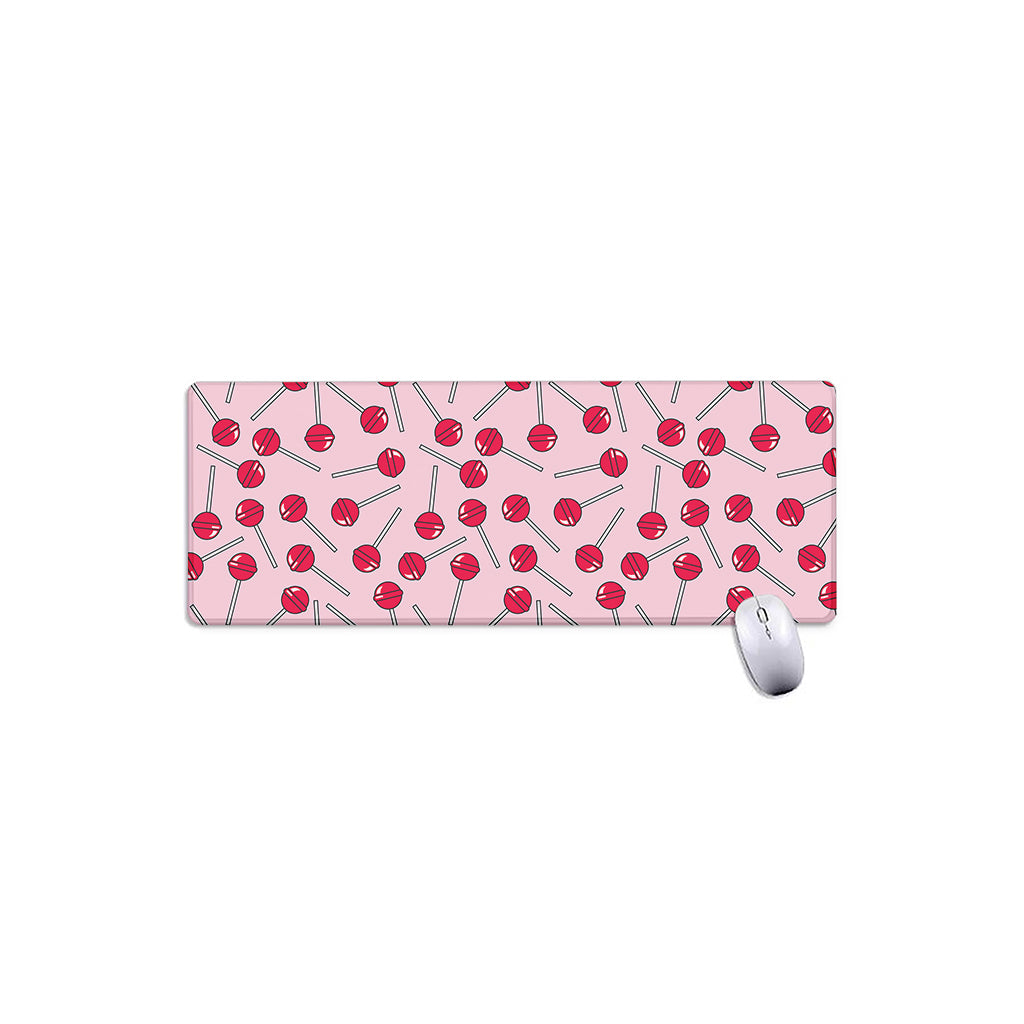 Cartoon Lollipop Pattern Print Extended Mouse Pad