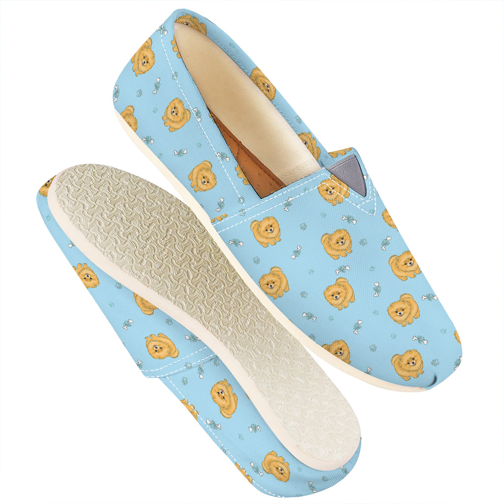Cartoon Pomeranian Pattern Print Casual Shoes
