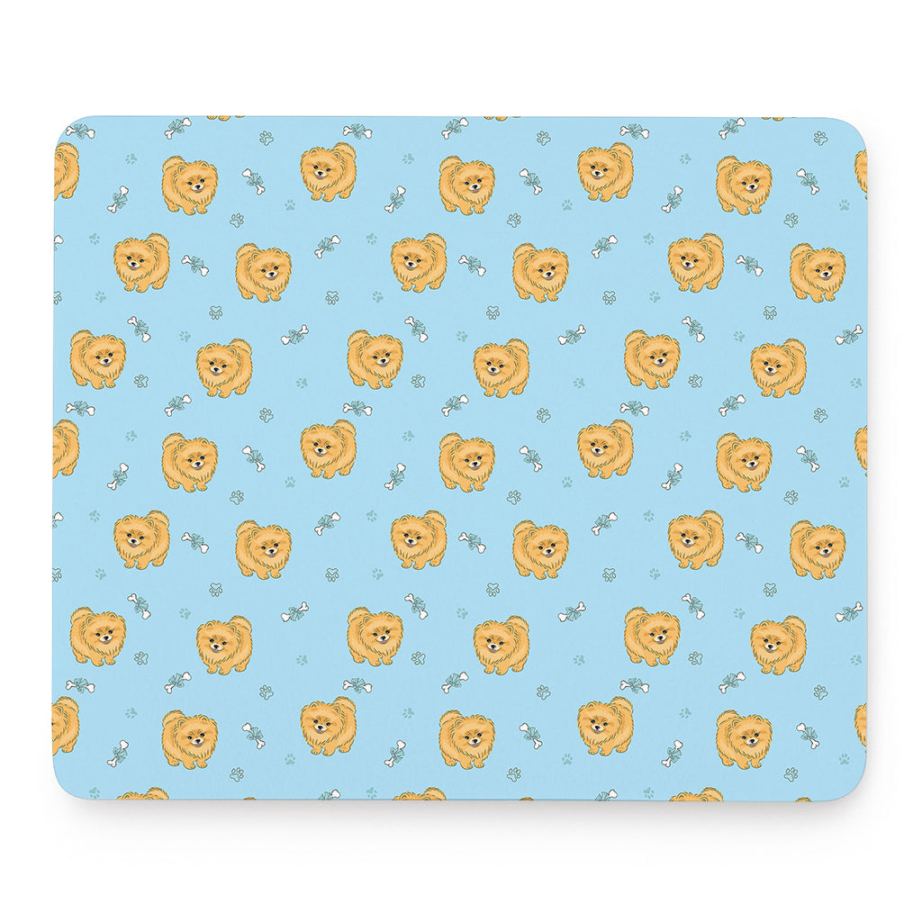 Cartoon Pomeranian Pattern Print Mouse Pad