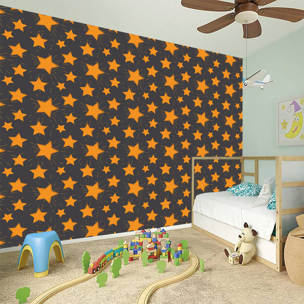 Cartoon Star Pattern Print Wall Sticker