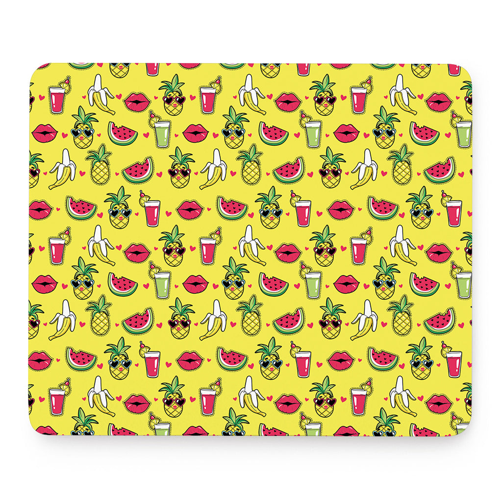 Cartoon Tropical Pattern Print Mouse Pad