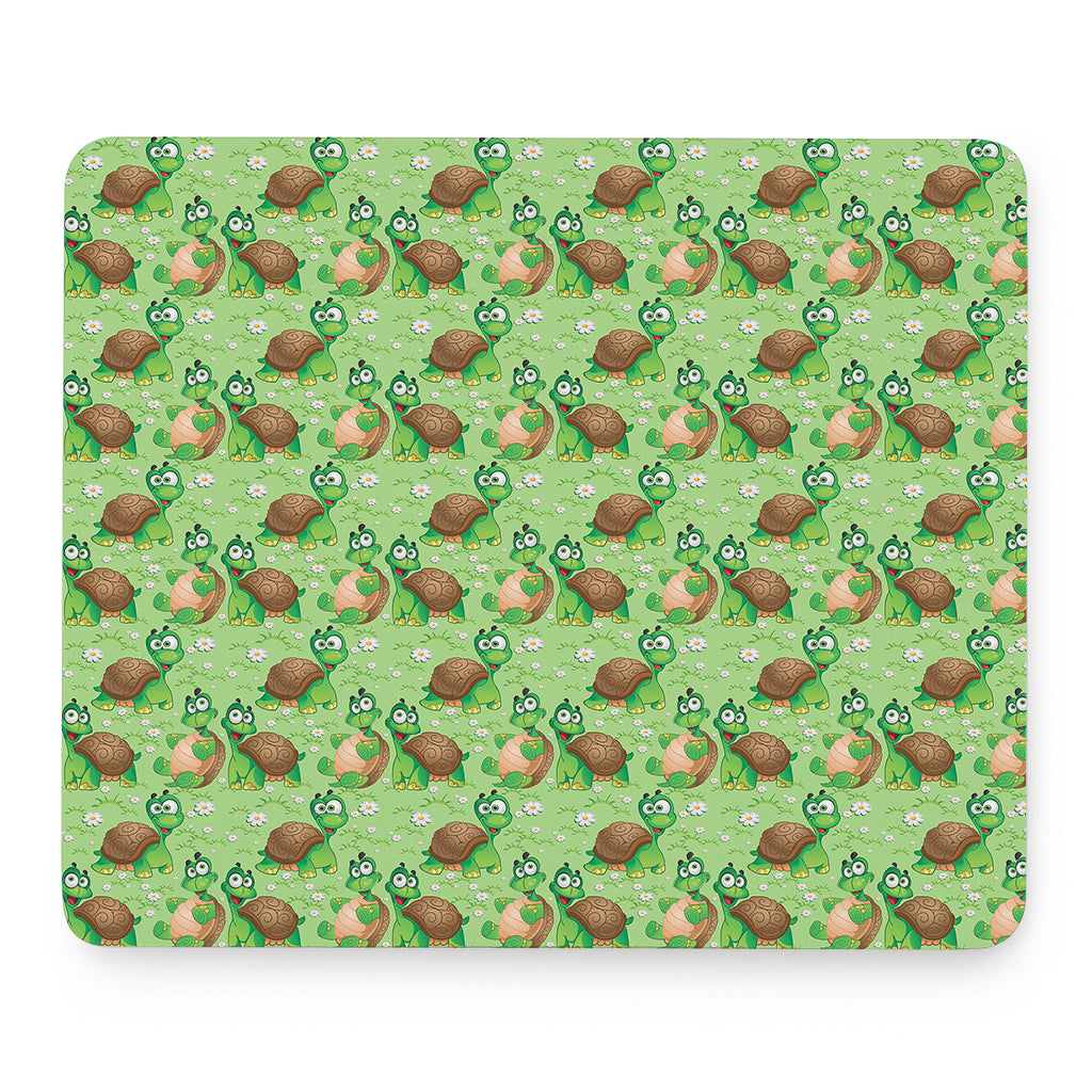Cartoon Turtle Pattern Print Mouse Pad