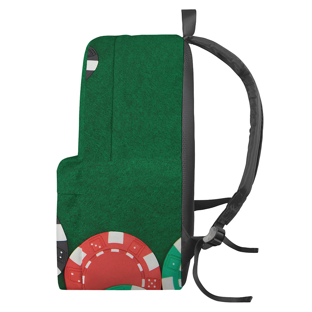Casino Poker Chips Print Backpack