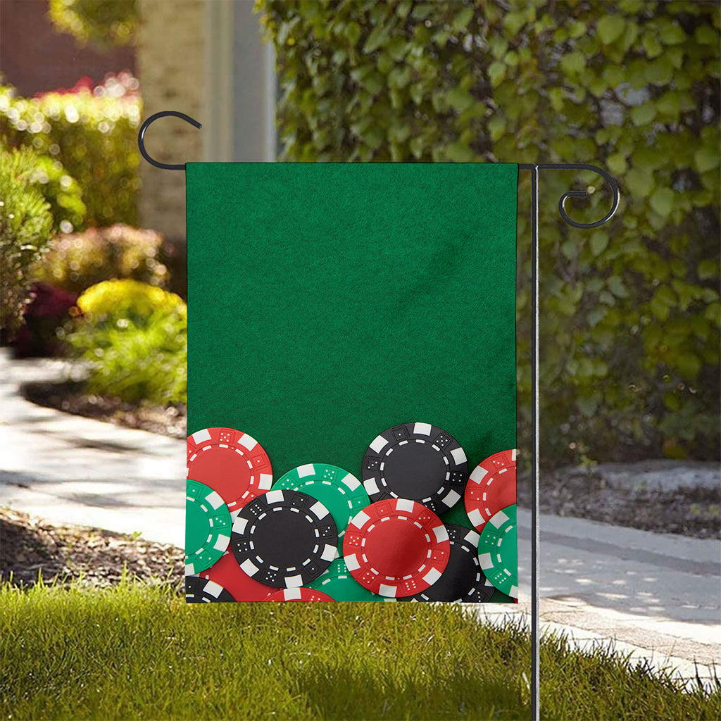 Casino Poker Chips Print House Flag