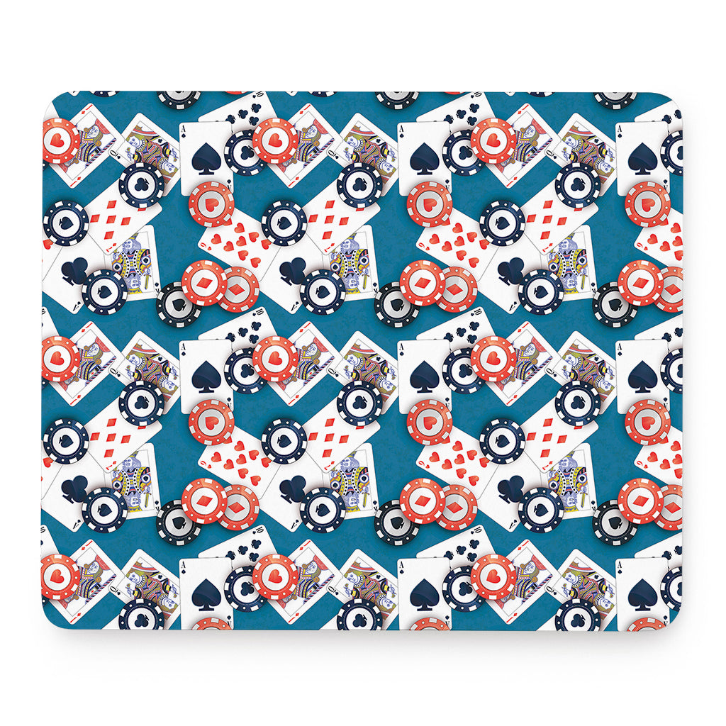 Casino Poker Pattern Print Mouse Pad
